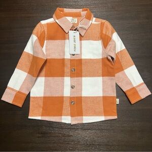 Orange and White Shirt